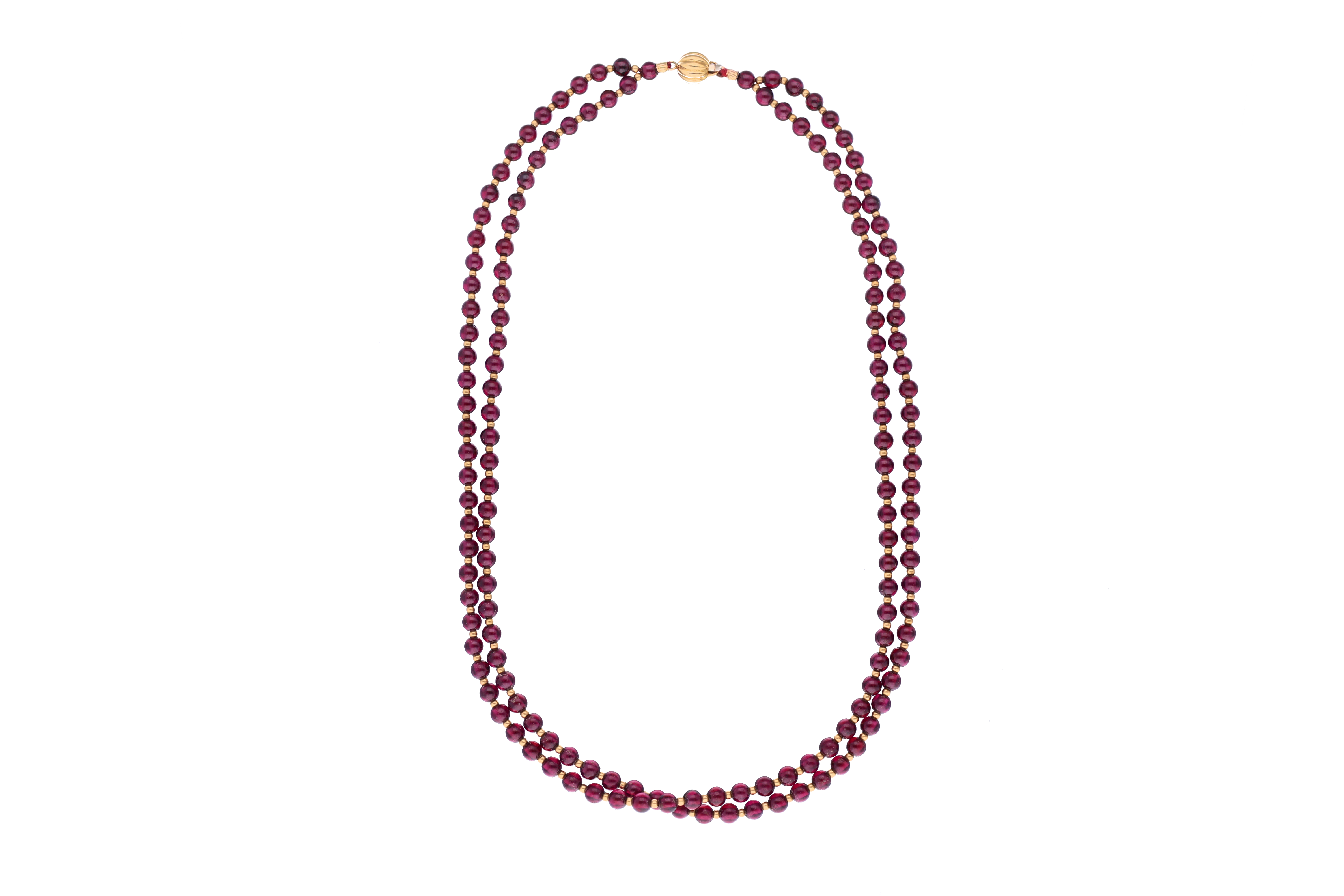 Collana in sfere di granato - Asta Preziosi