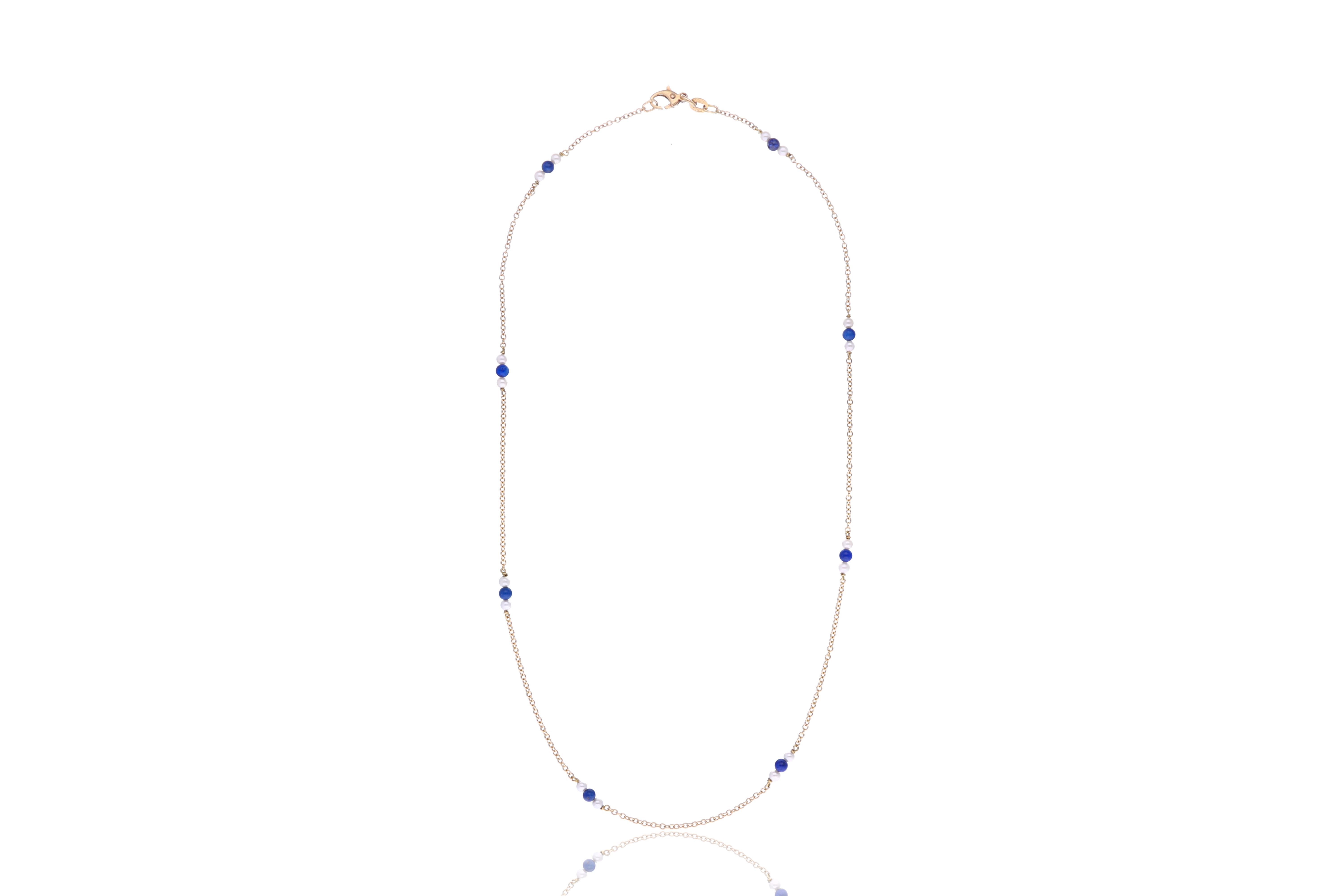 Collana con perle e pietre - Asta Preziosi