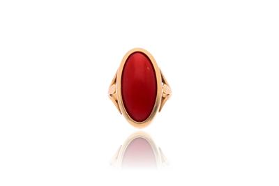 Anello con corallo - Asta Preziosi