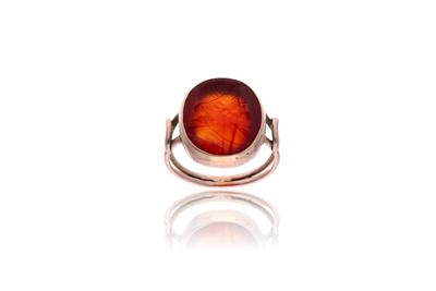 Anello con corniola - Asta Preziosi
