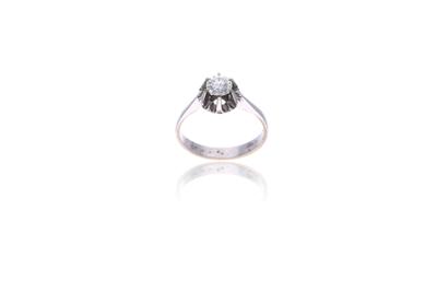 Anello con diamante - Asta Preziosi Anello con diamante - Asta Preziosi