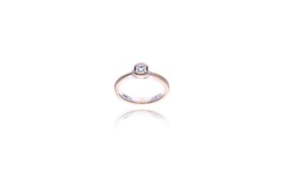 Anello in oro, con diamante - Asta Preziosi Anello in oro, con diamante - Asta Preziosi