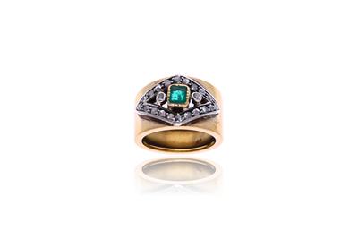 Anello in oro, diamanti e smeraldo - Asta Preziosi Anello in oro, diamanti e smeraldo - Asta Preziosi
