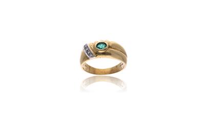 Anello in oro, diamanti e smeraldo - Asta Preziosi Anello in oro, diamanti e smeraldo - Asta Preziosi
