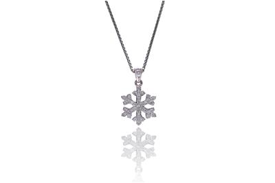 Collana e ciondolo con diamanti - Asta Preziosi Collana e ciondolo con diamanti - Asta Preziosi