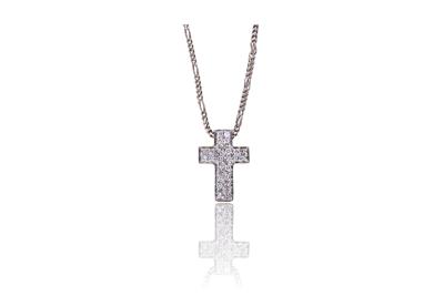 Collana e ciondolo con diamanti - Asta Preziosi Collana e ciondolo con diamanti - Asta Preziosi