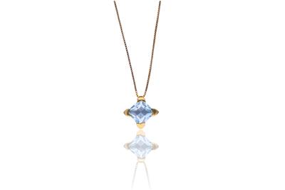 Collana e ciondolo con topazio - Asta Preziosi