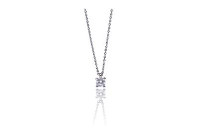 Collana punto luce con diamante - Asta Preziosi Collana punto luce con diamante - Asta Preziosi