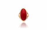Anello con corallo - Asta Preziosi