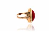 Anello con corallo - Asta Preziosi