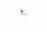 Anello con diamante e perla - Asta Preziosi Anello con diamante e perla - Asta Preziosi