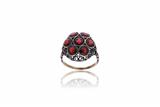 Anello con granati - Asta Preziosi Anello con granati - Asta Preziosi