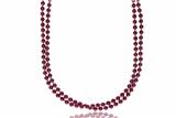 Collana in sfere di granato - Asta Preziosi Collana in sfere di granato - Asta Preziosi