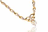 Collana con pietre, oro 916 - Asta Preziosi