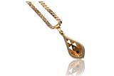 Collana e ciondolo con diamanti e pietra - Asta Preziosi Collana e ciondolo con diamanti e pietra - Asta Preziosi