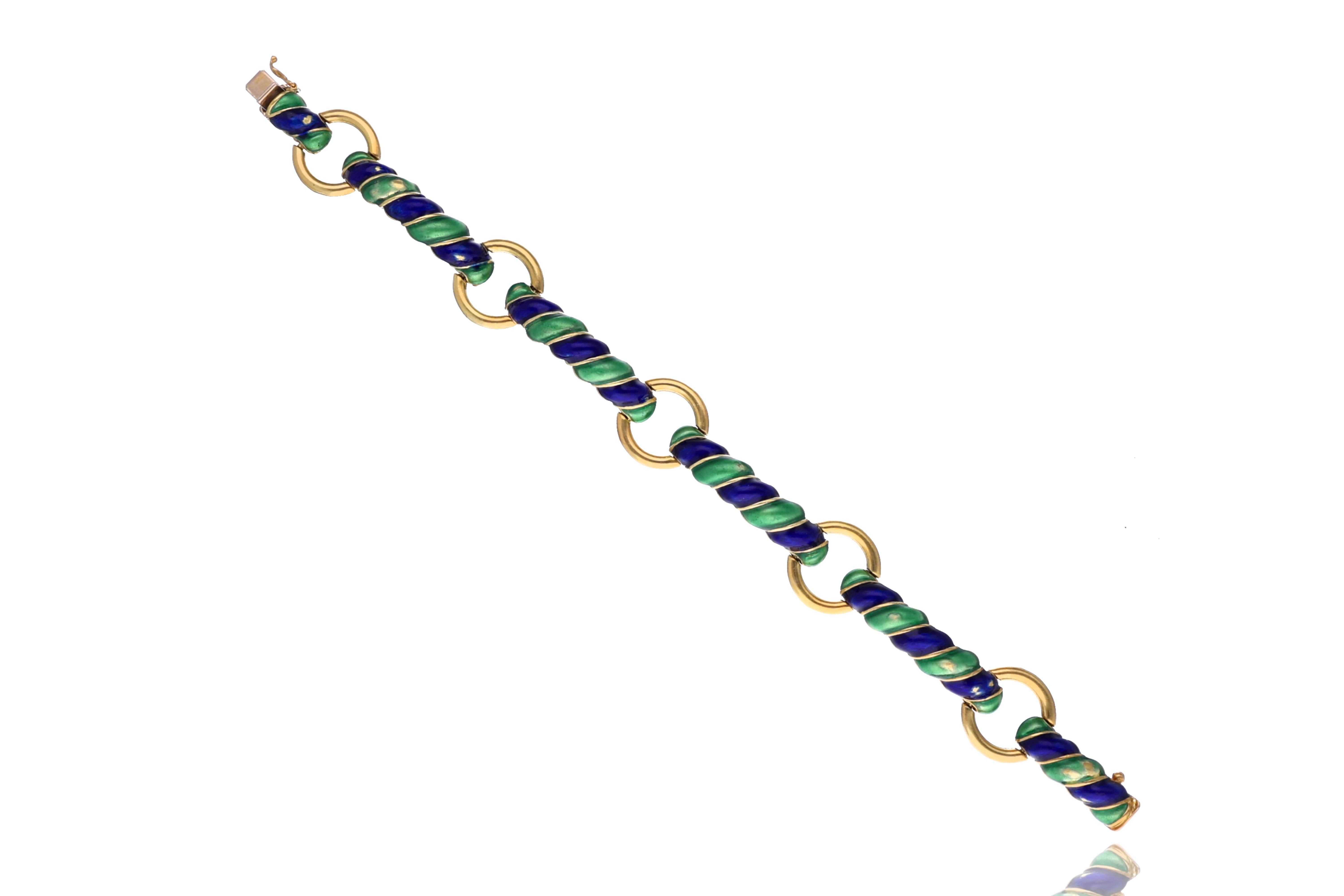 Bracciale in oro, con smalti - Asta Preziosi