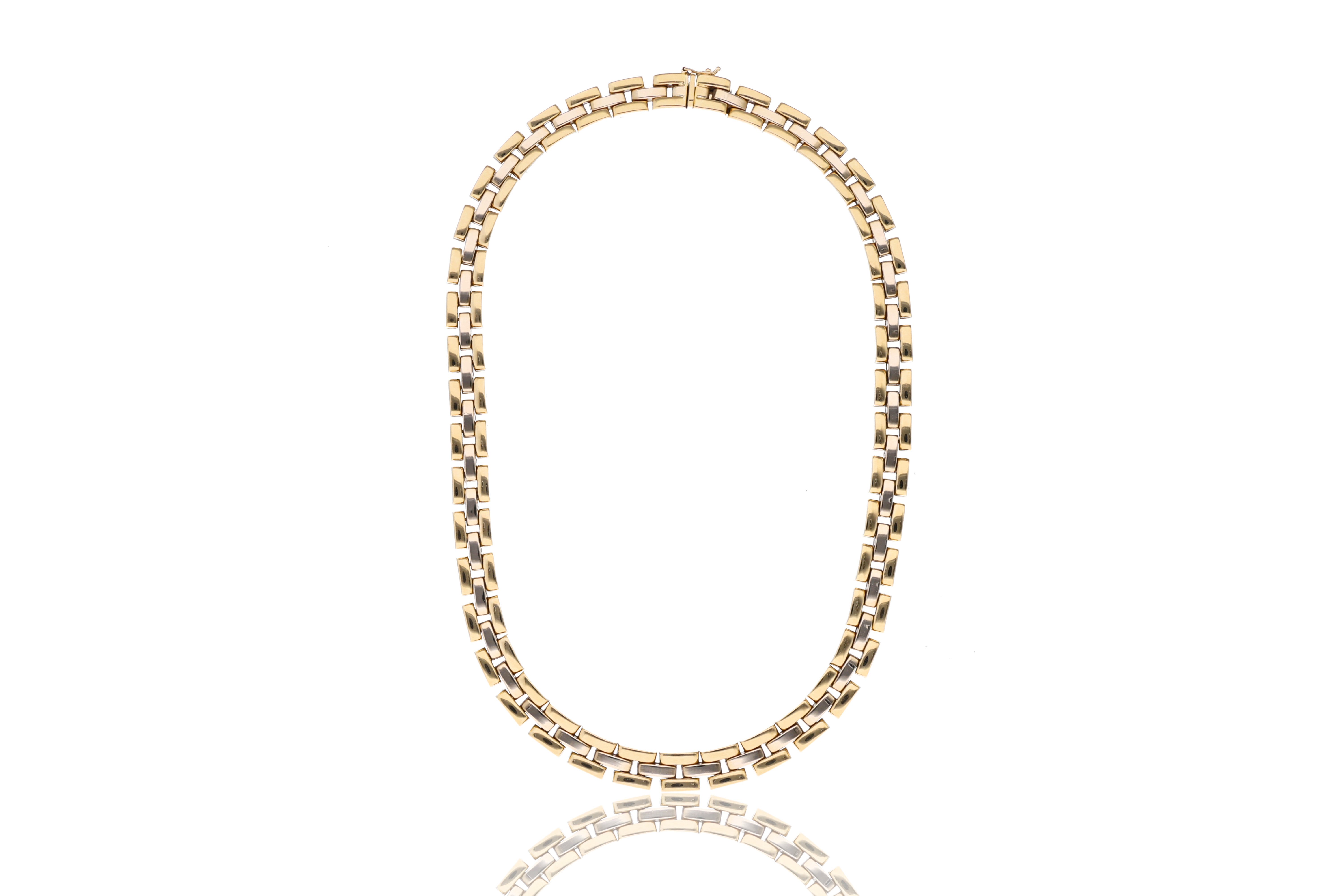 Collana in oro bicolore - Asta Preziosi