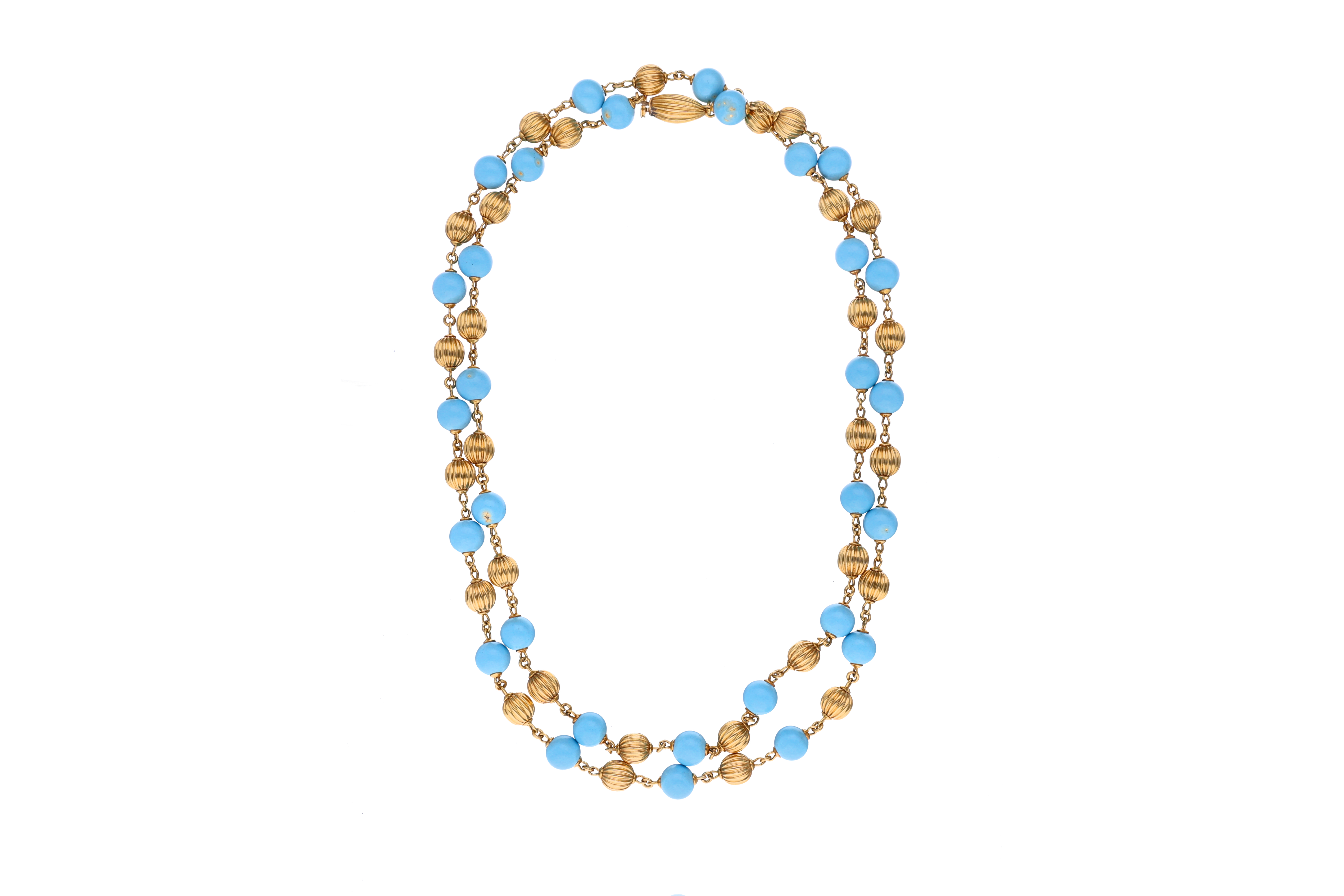 Collana in oro con smalti - Asta Preziosi