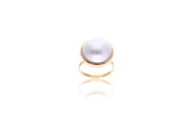 Anello con perla mabè - Asta Preziosi