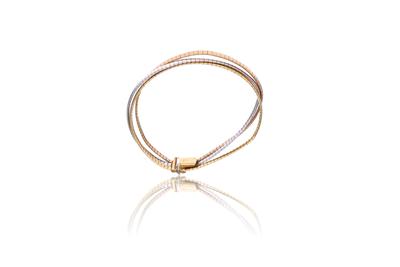 Bracciale in oro a tre colori - Asta Preziosi