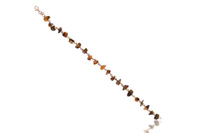 Bracciale in oro, con occhio di tigre - Asta Preziosi Bracciale in oro, con occhio di tigre - Asta Preziosi