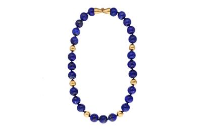 Collana con sfere in lapislazzuli - Asta Preziosi Collana con sfere in lapislazzuli - Asta Preziosi