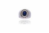Anello con zaffiro e diamanti - Asta Preziosi Anello con zaffiro e diamanti - Asta Preziosi