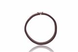 Bracciale a maglia elastica in metallo brunito con inserto in oro e diamanti - Asta Preziosi Bracciale a maglia elastica in metallo brunito con inserto in oro e diamanti - Asta Preziosi