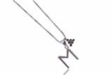 Collana, due ciondoli in oro, con diamanti - Asta Preziosi Collana, due ciondoli in oro, con diamanti - Asta Preziosi