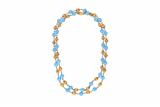Collana in oro con smalti - Asta Preziosi
