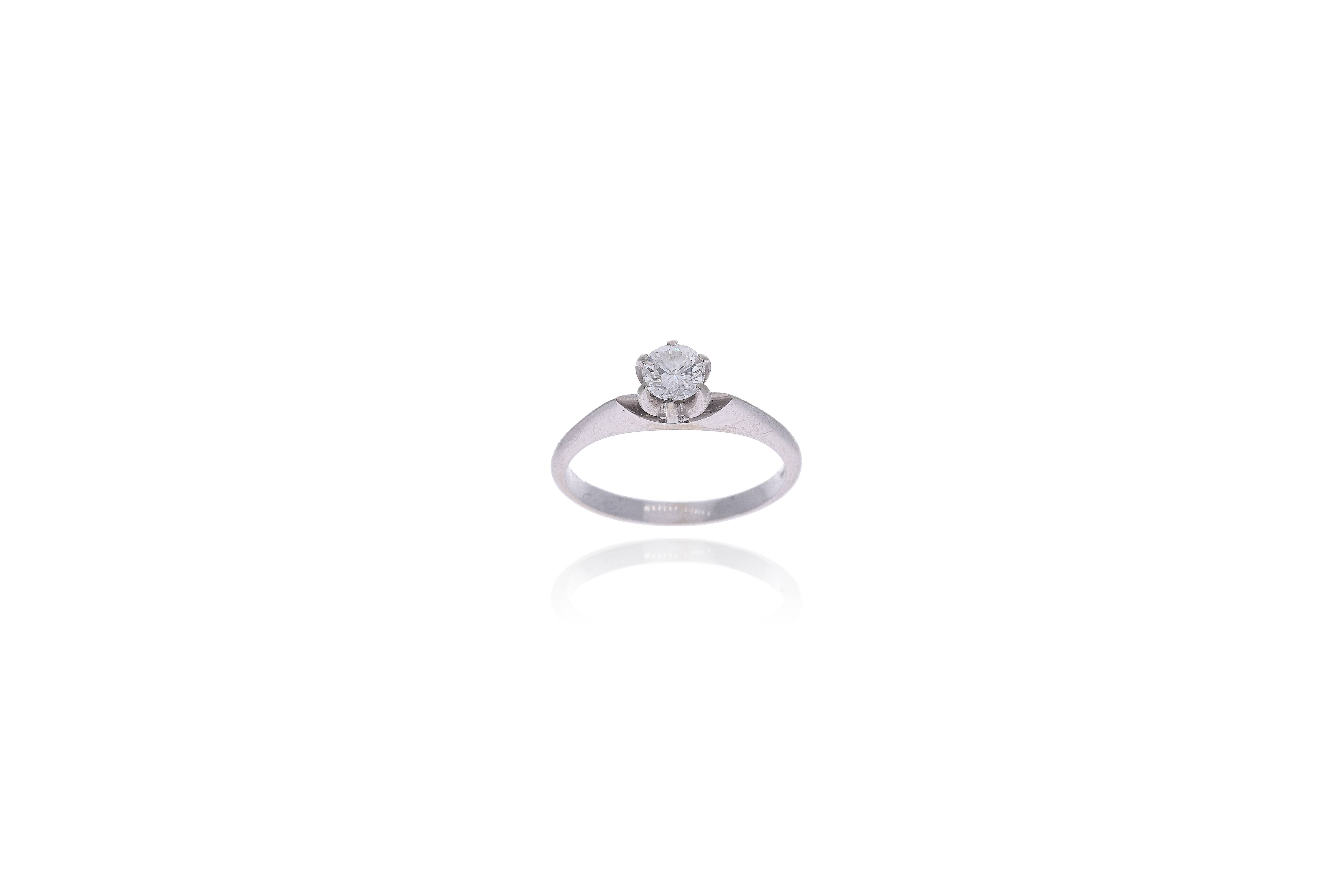 Anello con diamante - Asta Preziosi