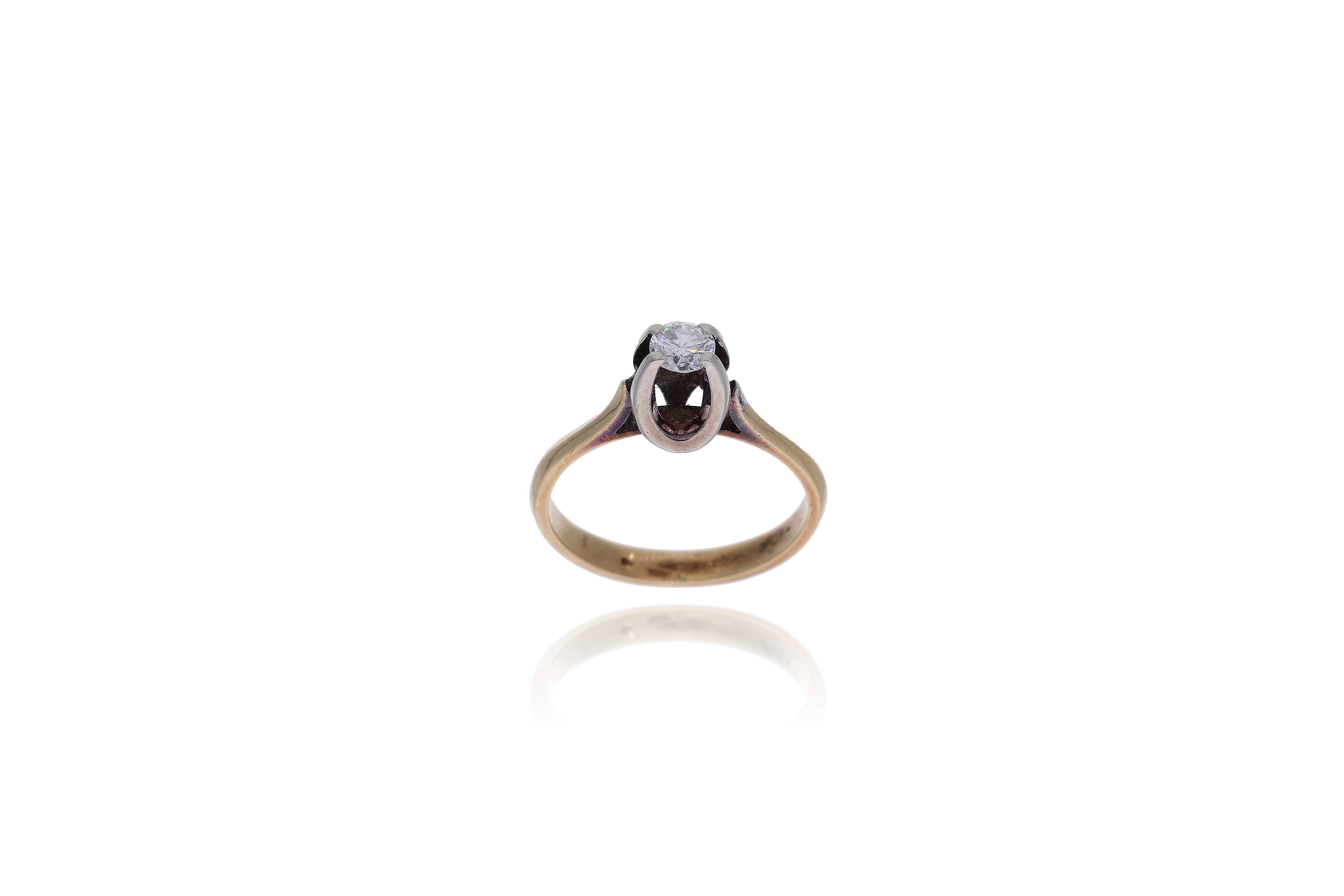 Anello con diamante - Asta Preziosi