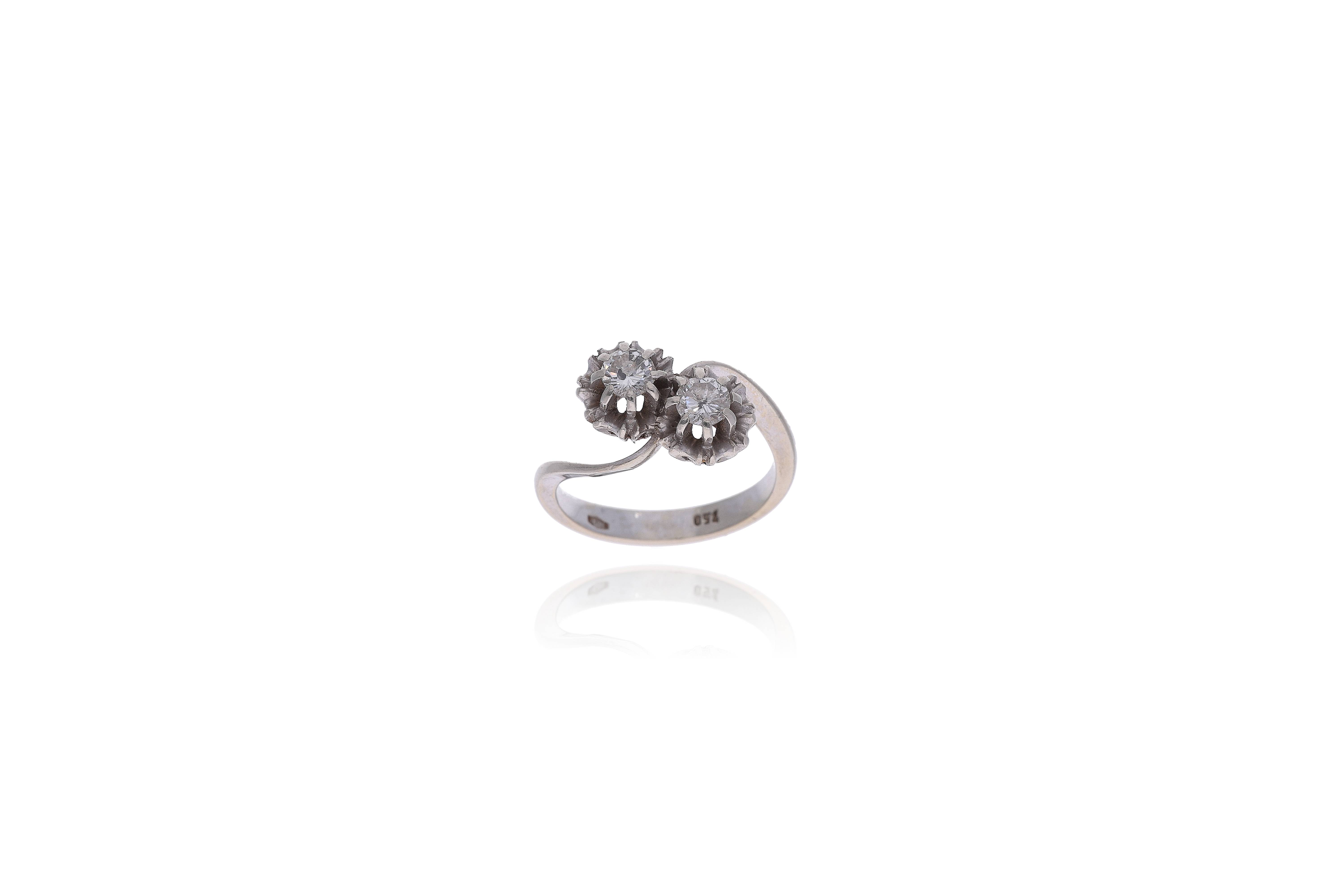 Anello con diamanti - Asta Preziosi