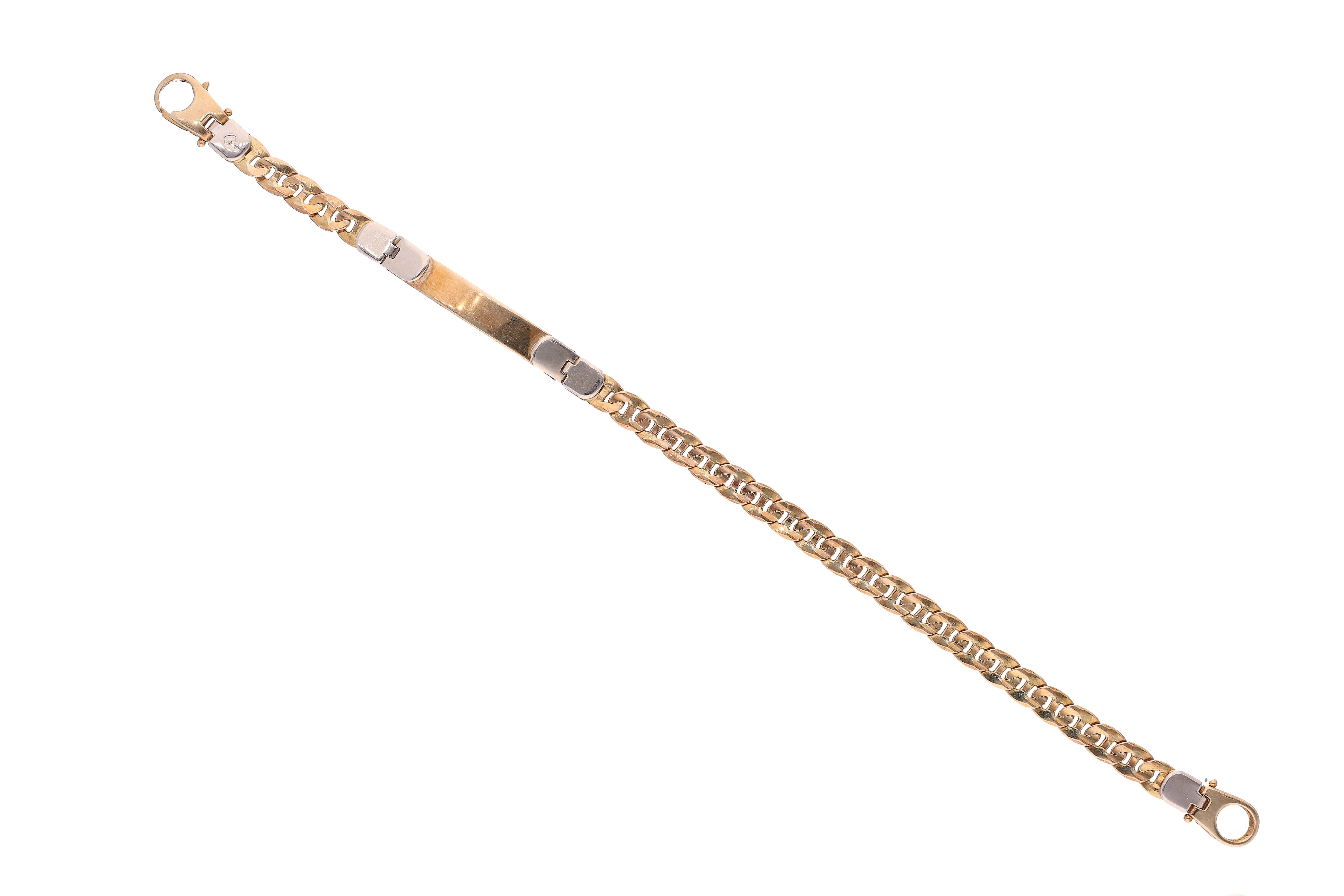 Bracciale in oro bicolore - Asta Preziosi