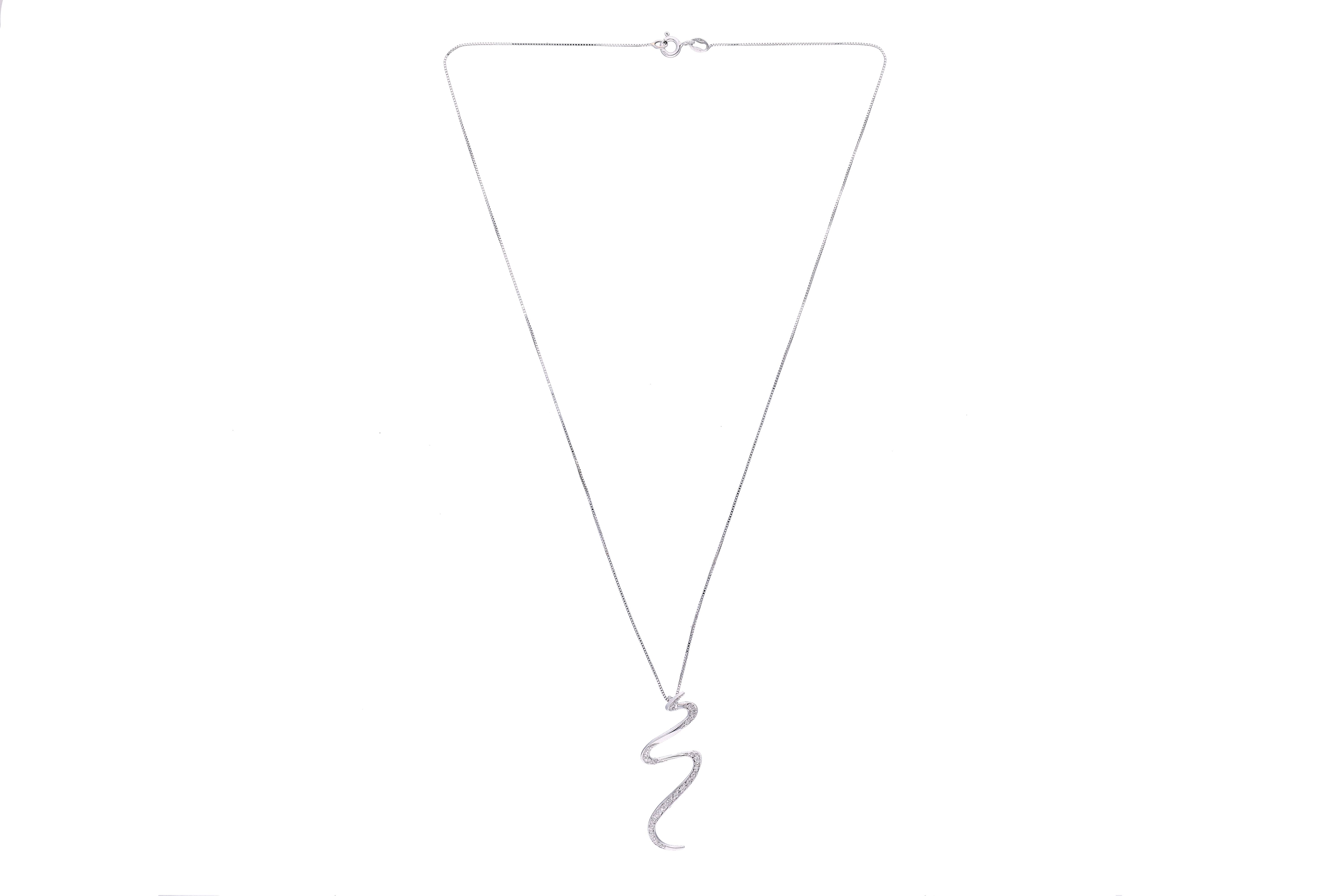 Collana e ciondolo in oro, con diamanti - Asta Preziosi