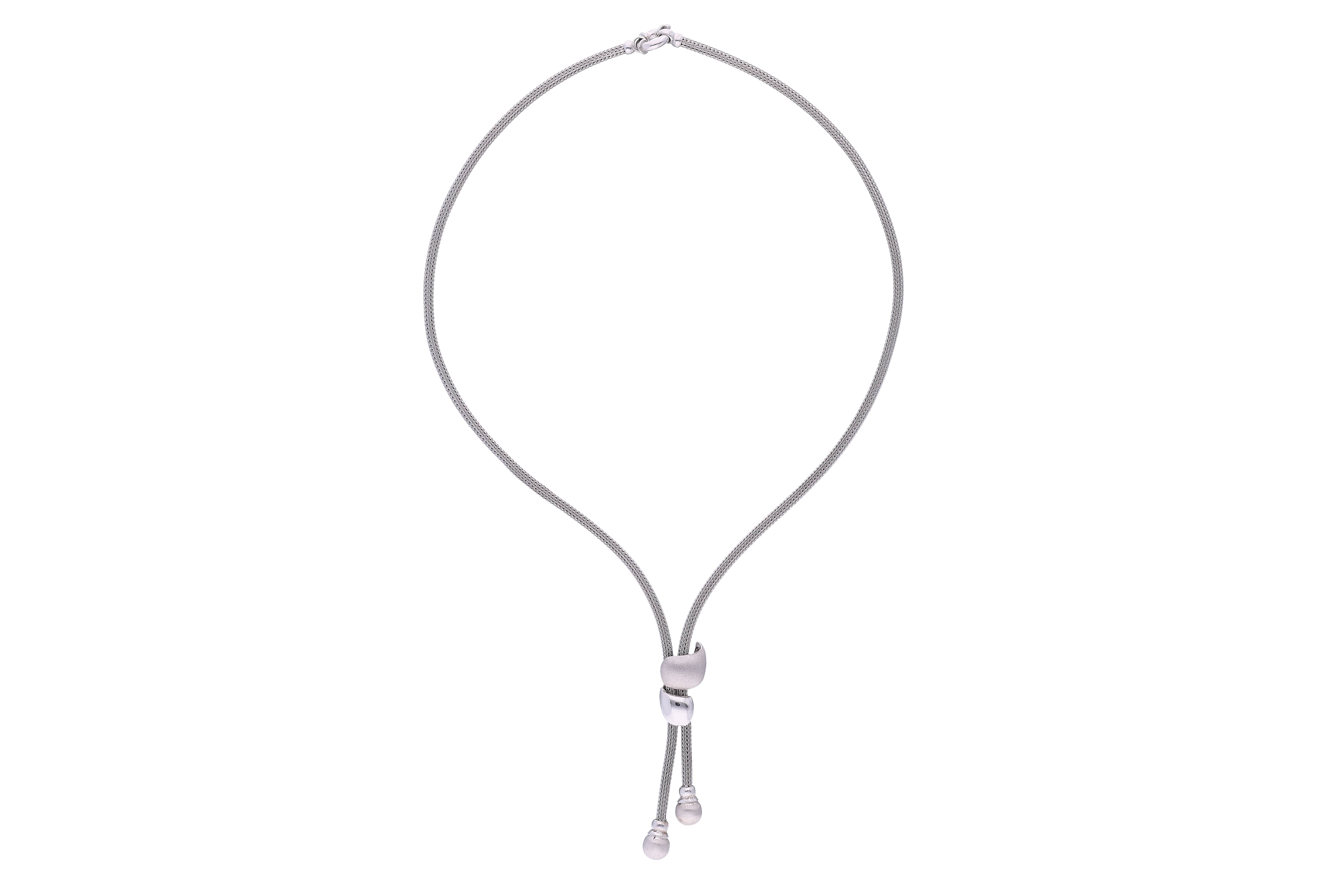 Collana in oro bianco - Asta Preziosi