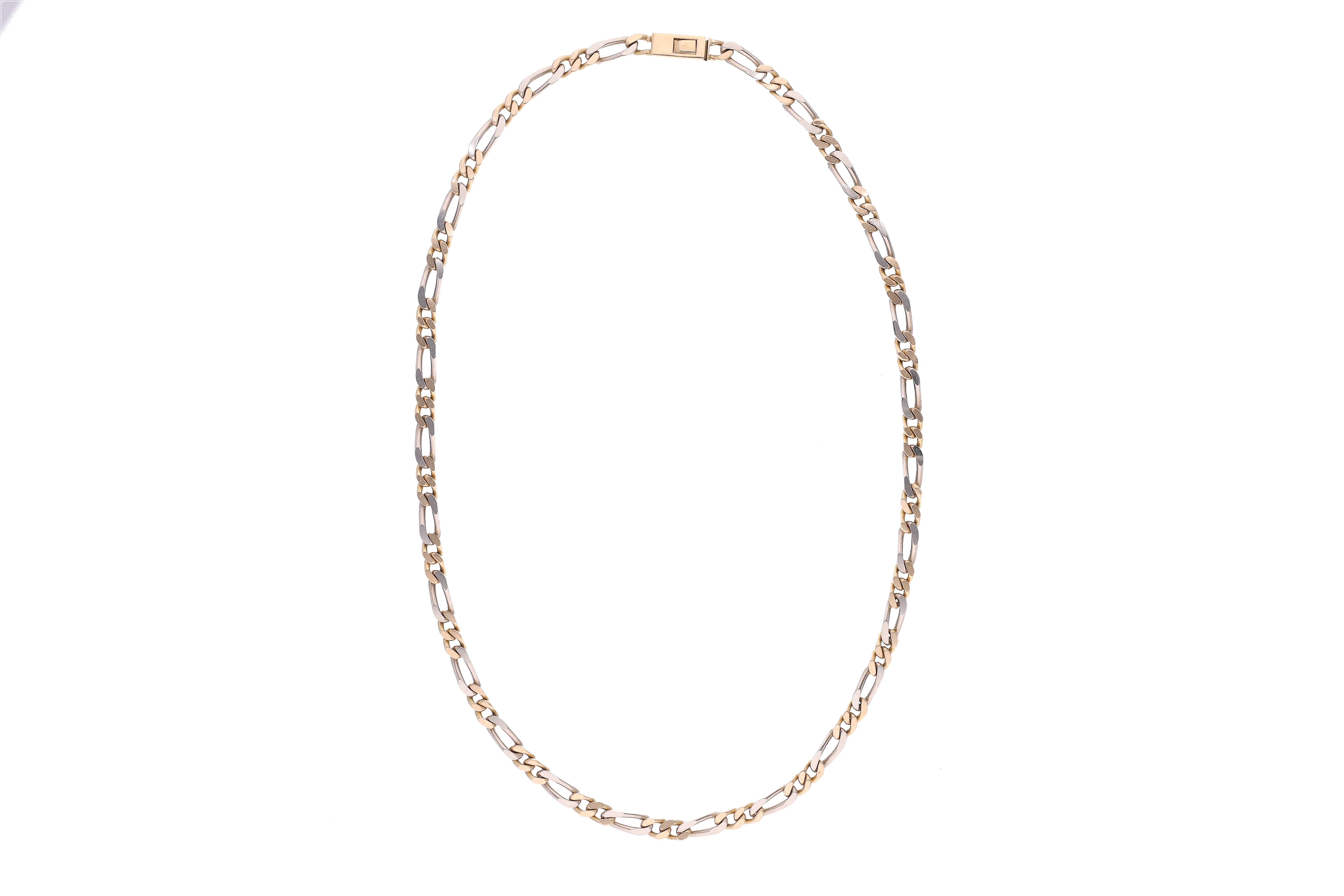 Collana in oro bicolore - Asta Preziosi