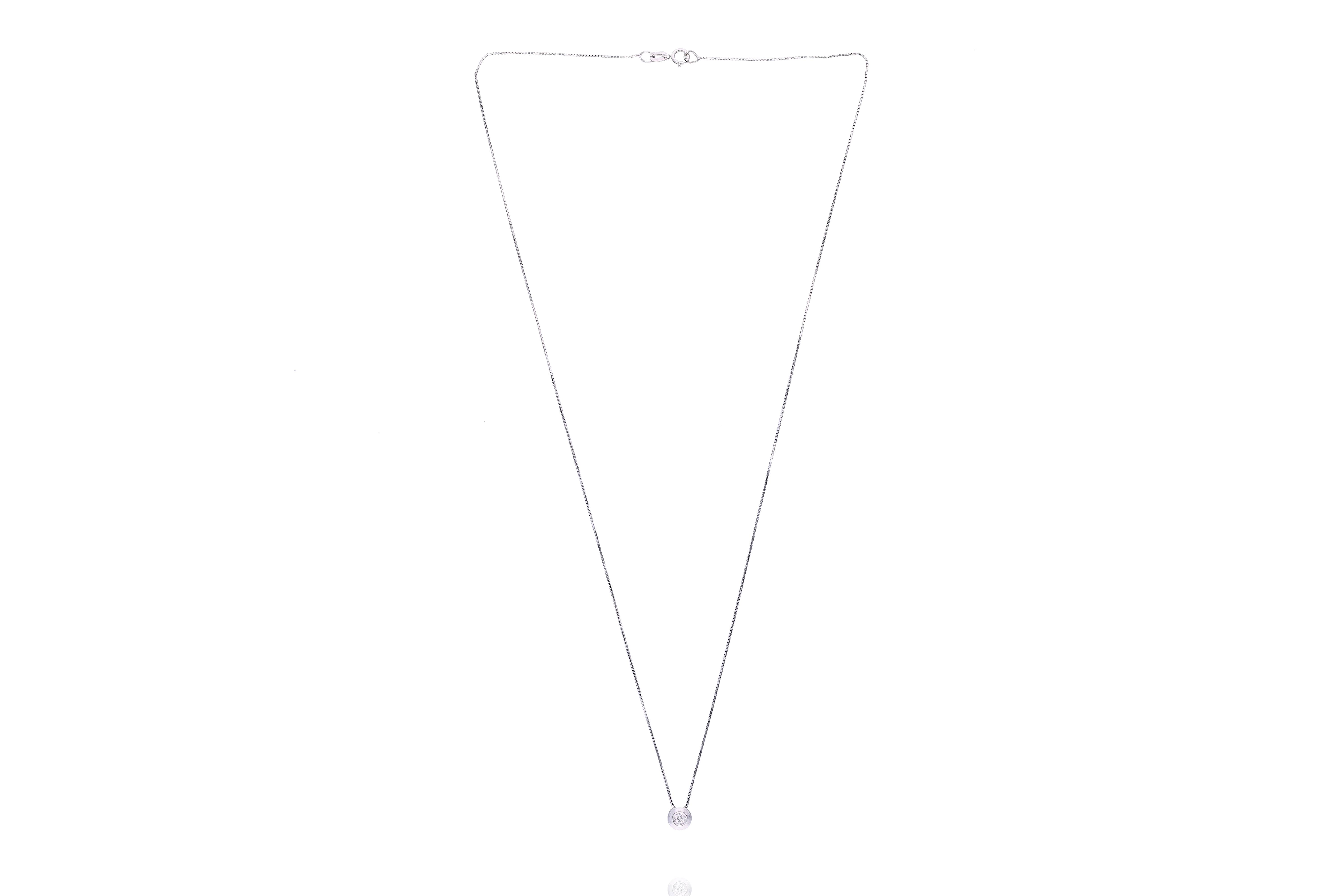 Collana in oro con diamante - Asta Preziosi