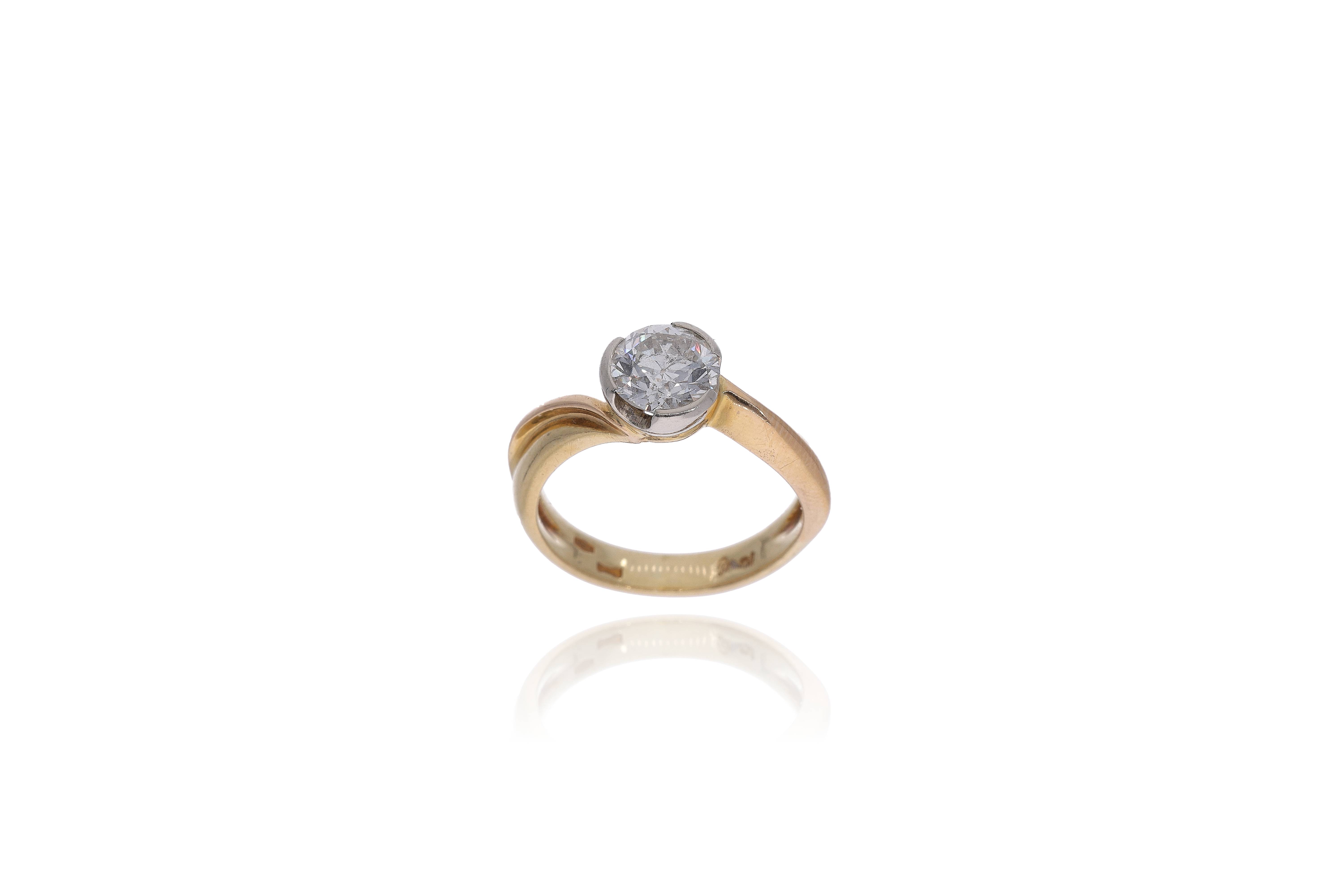 Damiani, anello con diamante - Asta Preziosi