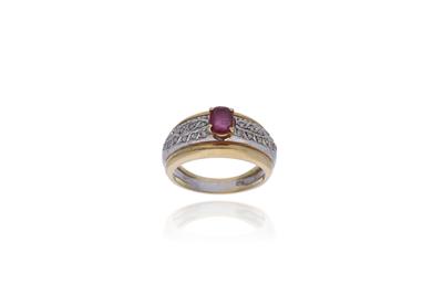 Anello con rubino e diamanti - Asta Preziosi Anello con rubino e diamanti - Asta Preziosi