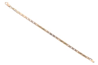 Bracciale in oro bicolore - Asta Preziosi