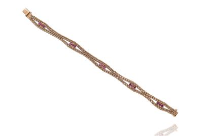 Bracciale in oro con rubini - Asta Preziosi Bracciale in oro con rubini - Asta Preziosi