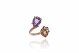 Anello con ametista e citrino - Asta Preziosi Anello con ametista e citrino - Asta Preziosi