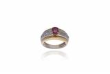 Anello con rubino e diamanti - Asta Preziosi Anello con rubino e diamanti - Asta Preziosi