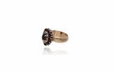 Anello in oro con granati - Asta Preziosi Anello in oro con granati - Asta Preziosi