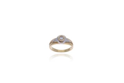 Anello con diamante - Asta Preziosi