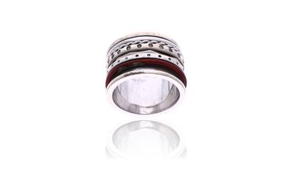 Anello a binario con diamanti - Asta Preziosi