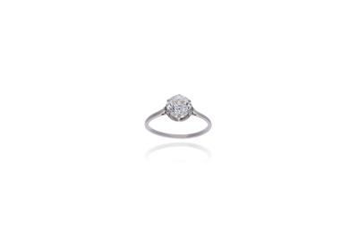 Anello con diamante - Asta Preziosi