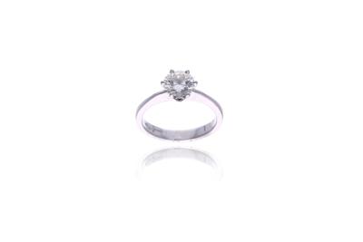 Anello con diamante - Asta Preziosi