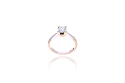 Anello con diamante - Asta Preziosi